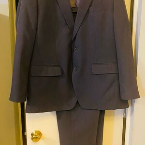 Haggar Men's Dark Gray Suit